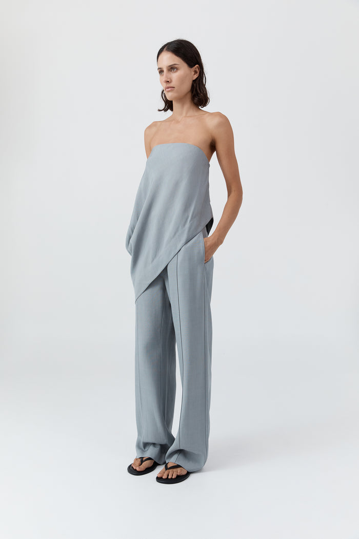 Classic Pintuck Pants - Mist