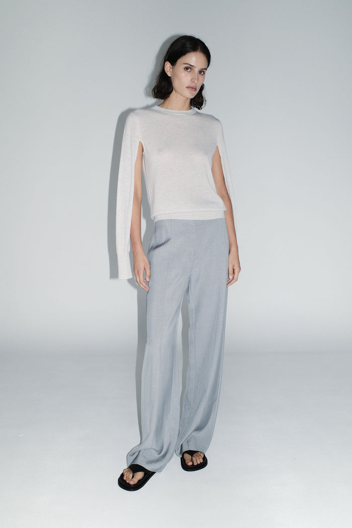 Classic Pintuck Pants - Mist