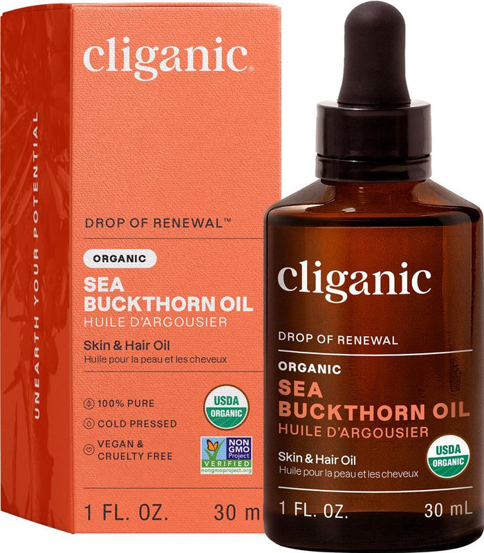 Cliganic Organic Sea Buckthorn Oil 1oz