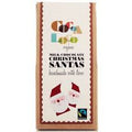 Cocoa Loco Organic Milk Chocolate Santas 100g