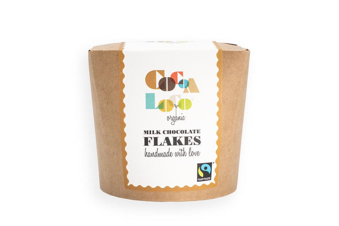 Cocoa Loco Organic Milk Hot Chocolate Drinking Flakes 200g