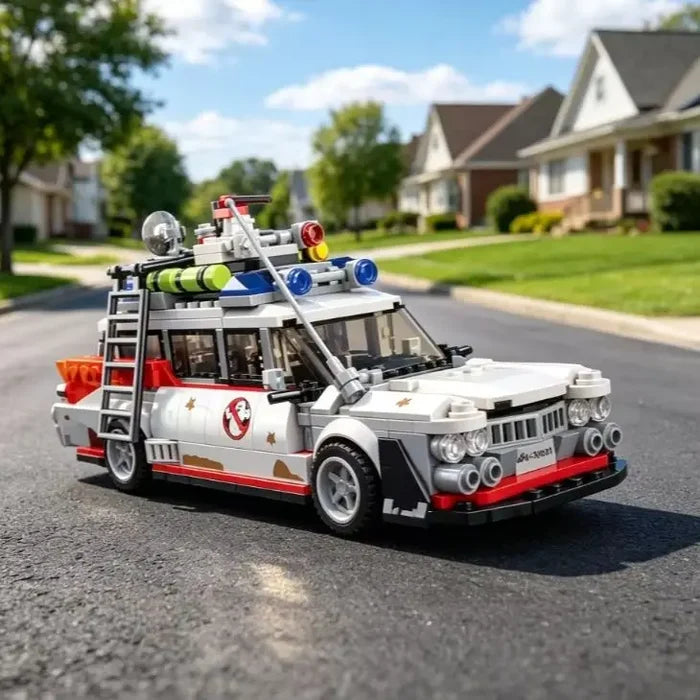 Compatible  Ghostbusters Building Blocks Car Model Bricks for Kids Adults Toys Halloween Christmas Gifts