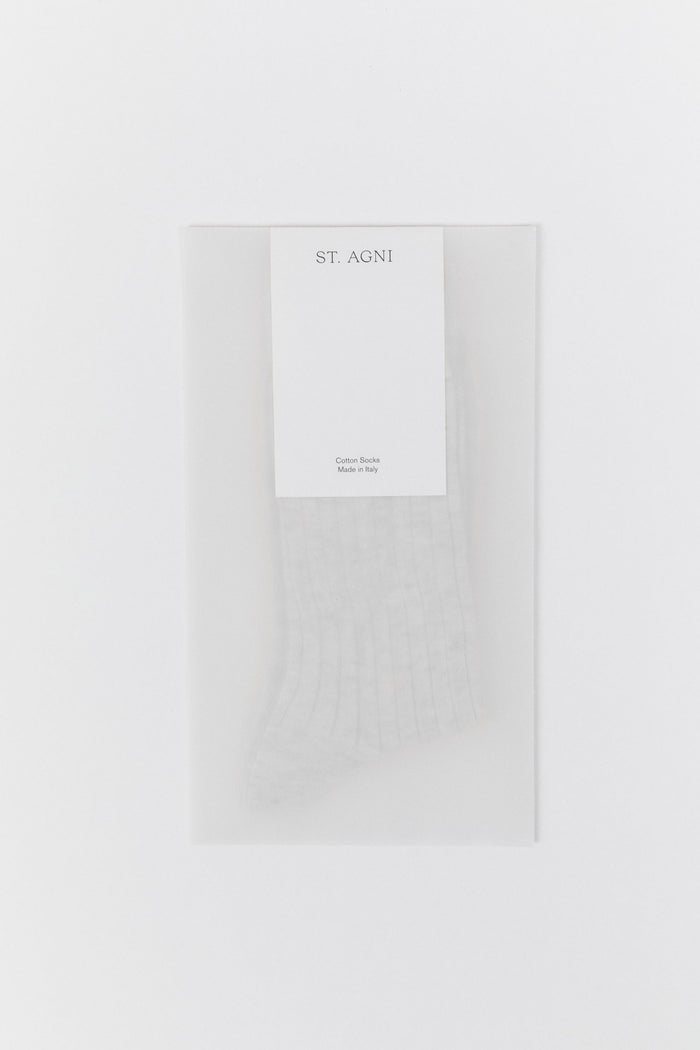 Cotton Socks - Grey Marle