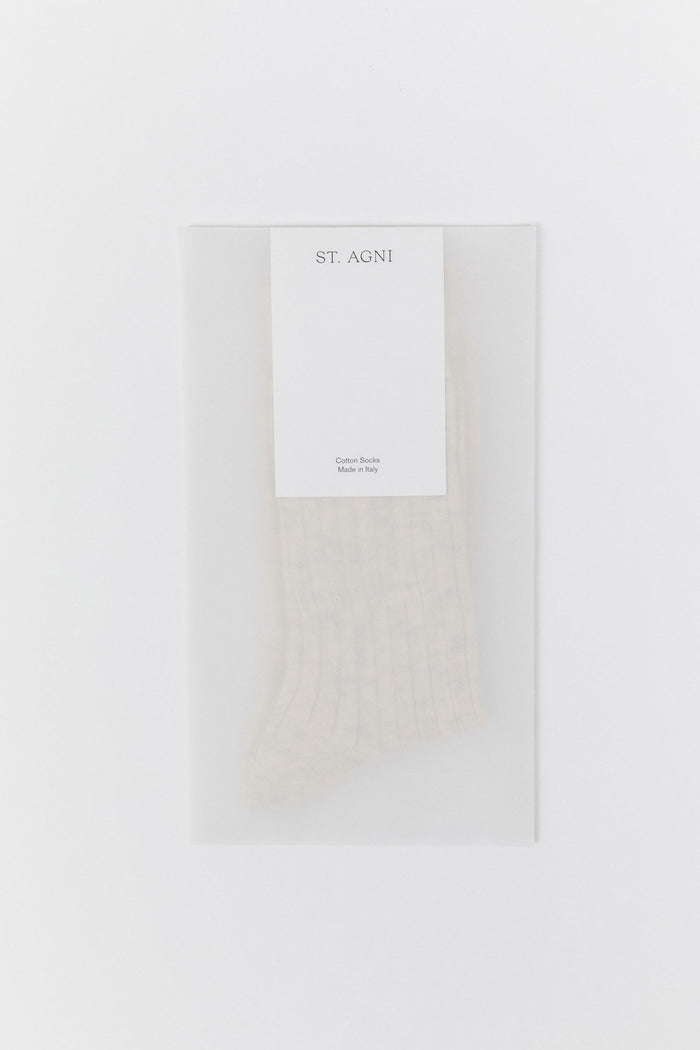 Cotton Socks - Pearl
