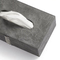 GREY / Rectangle Tissue Box