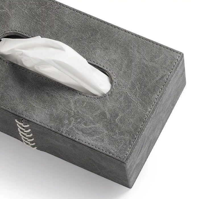 GREY / Rectangle Tissue Box
