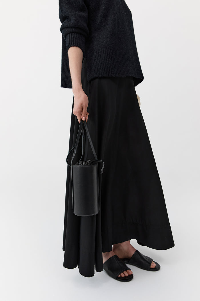 Cylinder Sling Bag - Black