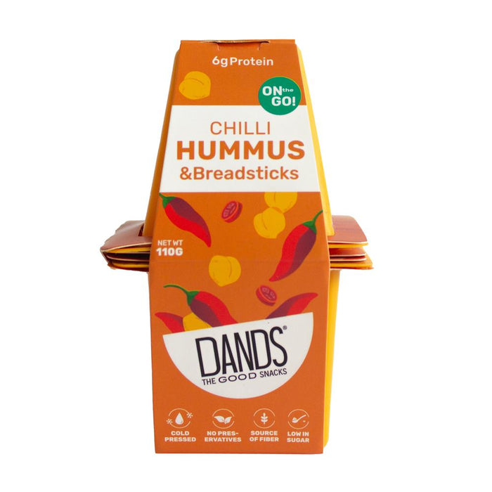 Fresh Chilli Hummus & Sticks Snack 110g