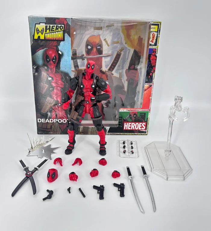 Deadpool Action Figure Model, Werewolf Spider-Man, Venom Toy, Desktop Ornament, Gift for Boys