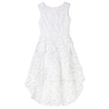 Designer Kidz Georgina Embroidered Dress - Ivory