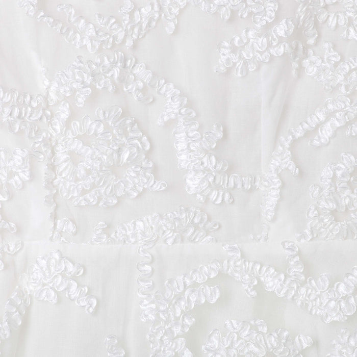 Designer Kidz Georgina Embroidered Dress - Ivory