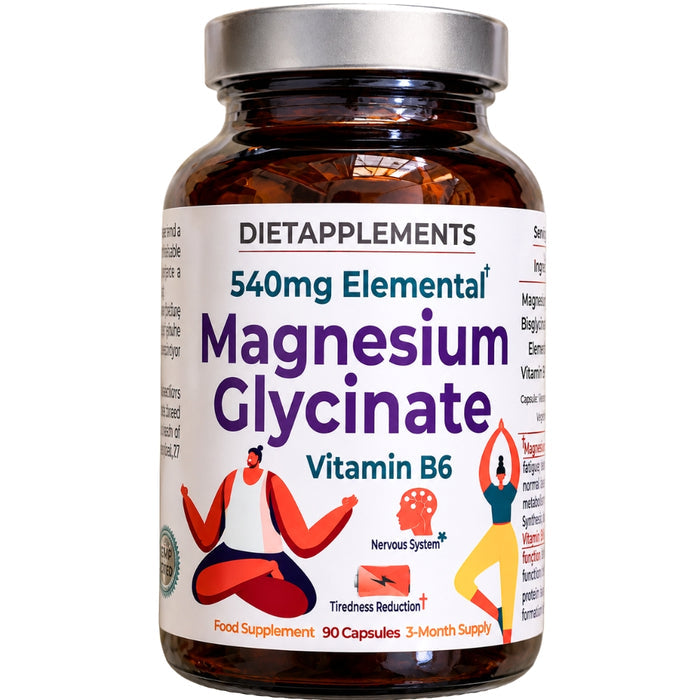 Magnesium Complex 1800mg with Vitamin B6. 90 capsules.