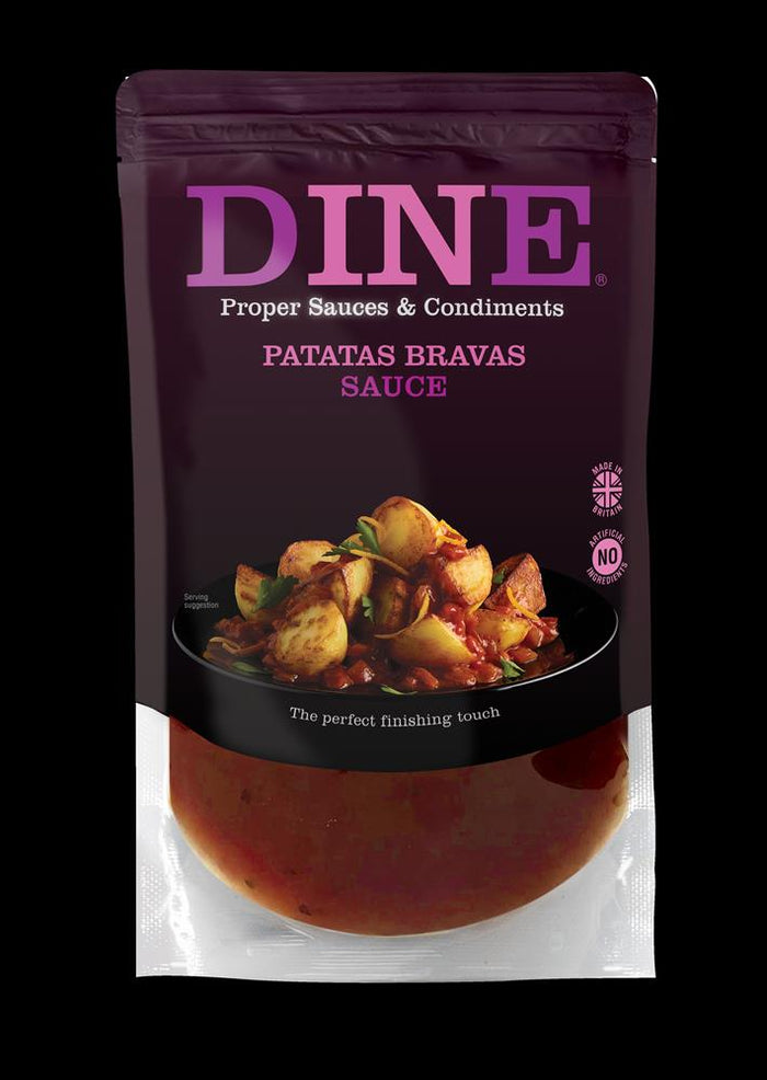 DINE Patatas Bravas Sauce with Orange 350g