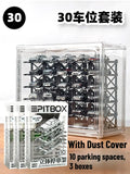 Diorama 1/64 Modular Multi-Storey Parking Lot Rack Model Car Display Storage Cabinet Models