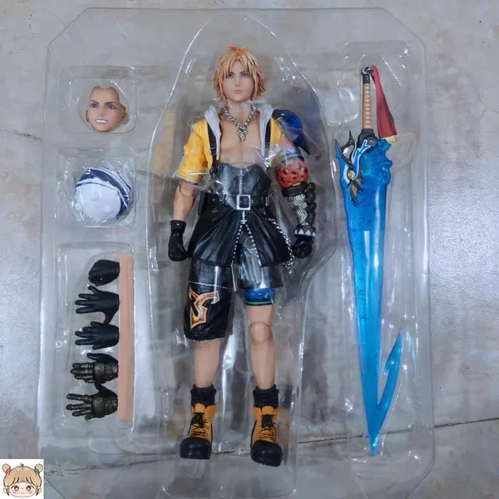Domestic KO Boxed PLAY ARTS Kai Final Fantasy X Tidus PA Kai Articulated Action Figure Toys Gifts