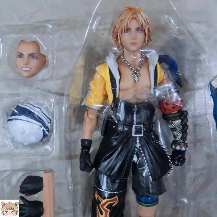 Domestic KO Boxed PLAY ARTS Kai Final Fantasy X Tidus PA Kai Articulated Action Figure Toys Gifts