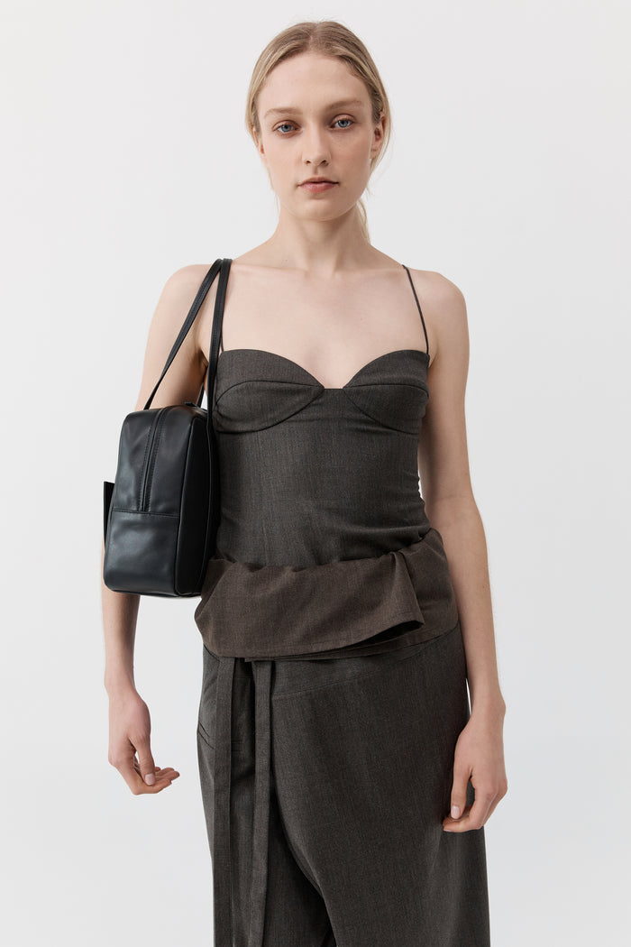 Dual Zip Bag - Black
