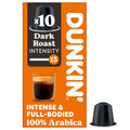 Dunkin Nespresso Compatible Capsules Dark Roast 10 capsules