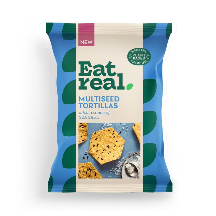 Eat Real Multiseed Tortilla Sea Salt Chips 160g