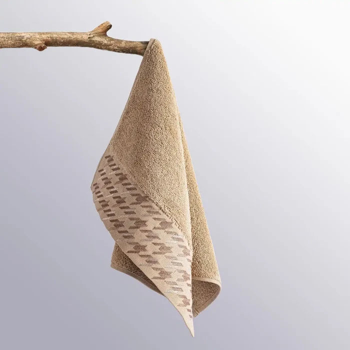 2Pcs Hand Towel 40 cm X 60 cm / Brown