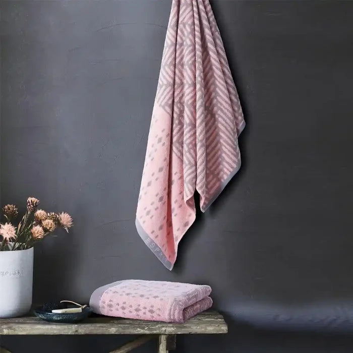 Esprit Bath Towel - Pink 100% Cotton 480 Gsm