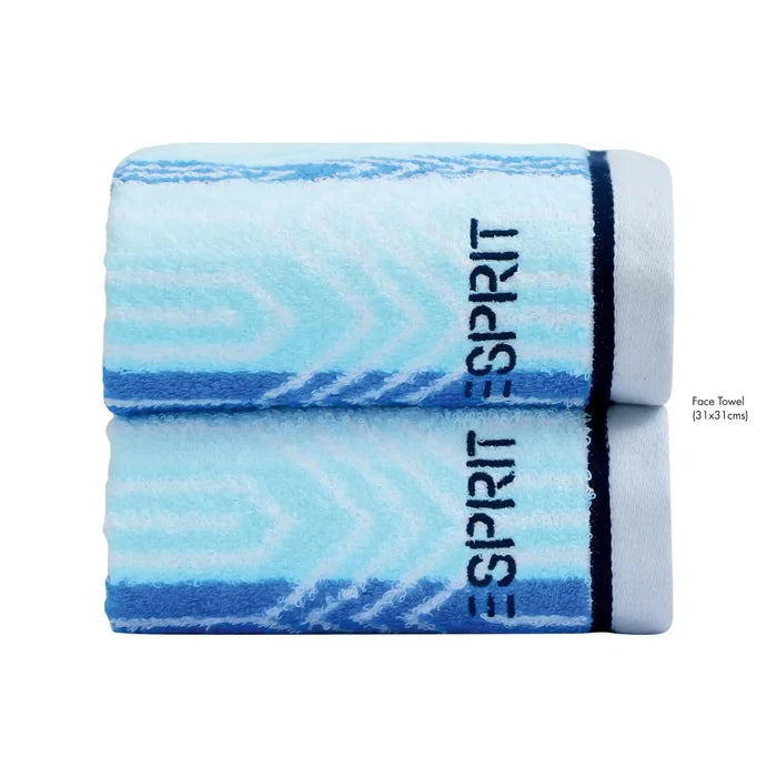 2 Face Towels / Sky Blue