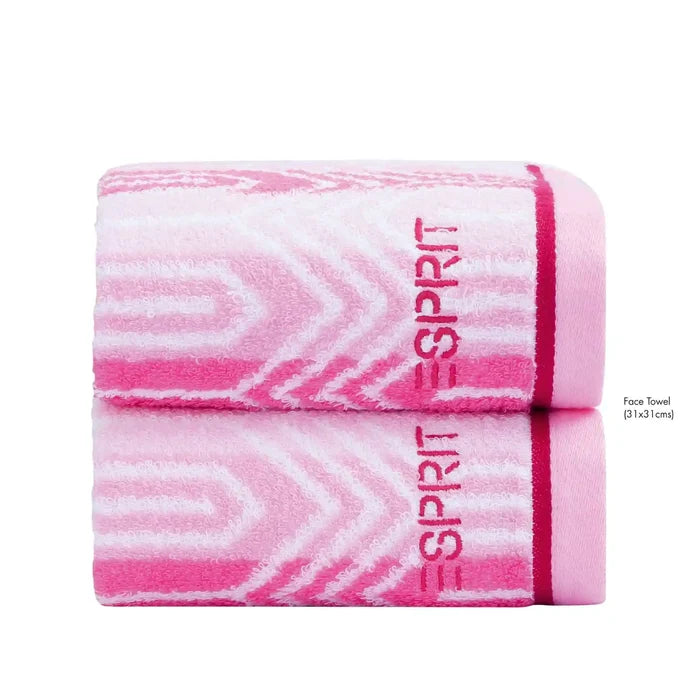 2 Face Towels / Pink
