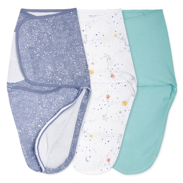 Stargaze Wrap Swaddle 3pk 0-3M | aden + anais