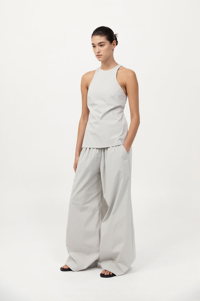 Everyday Drawstring Pants - Silver