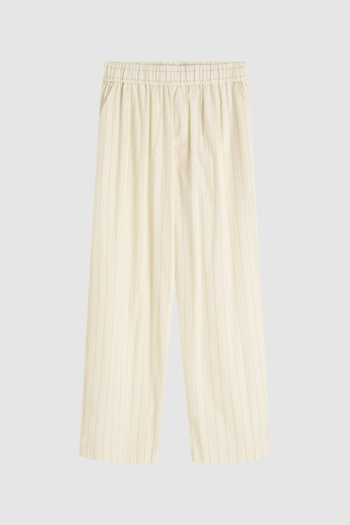 Everyday Relaxed Pants - Ecru Stripe