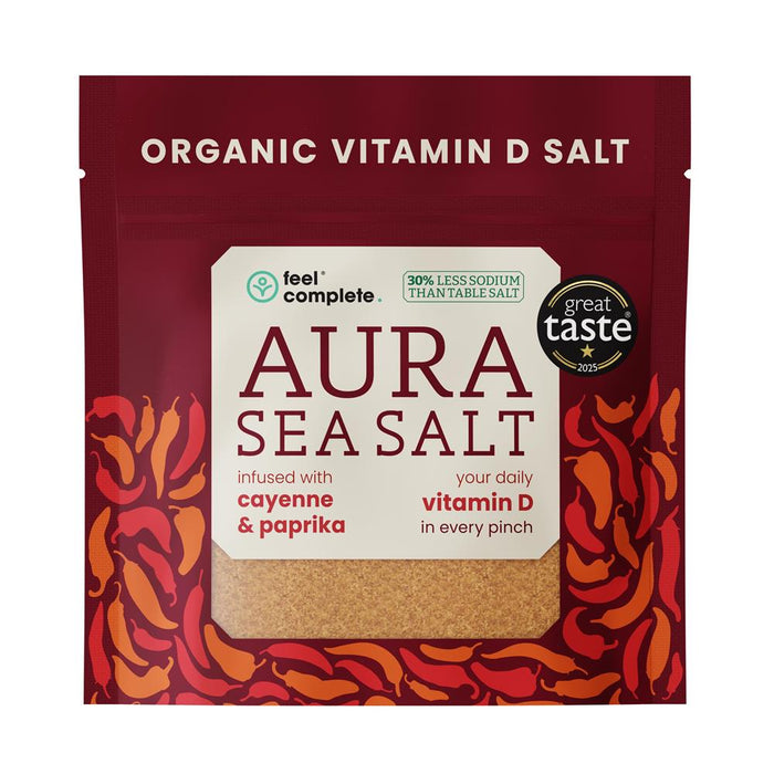(Aura Sea Salt) Organic Cayenne & Paprika Vitamin D Celtic 80g