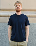 Fil Melange Miles Newlinda Tenjiku T-Shirt in Deep Navy
