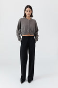 Fine Band Carter Trouser - Black