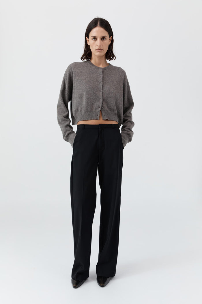Fine Band Carter Trouser - Black