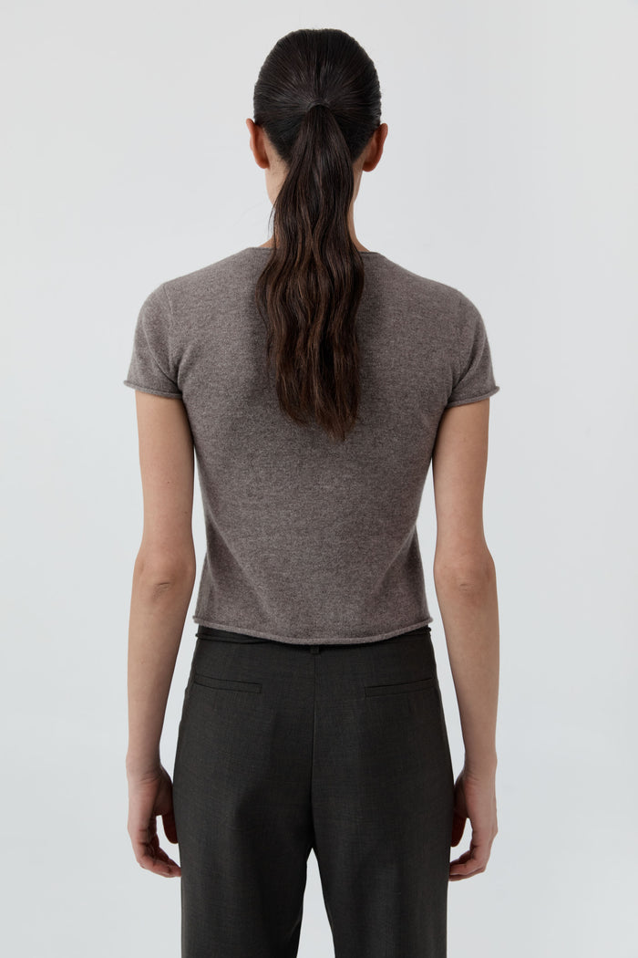 Fine Merino Wool Baby Tee - Vapor