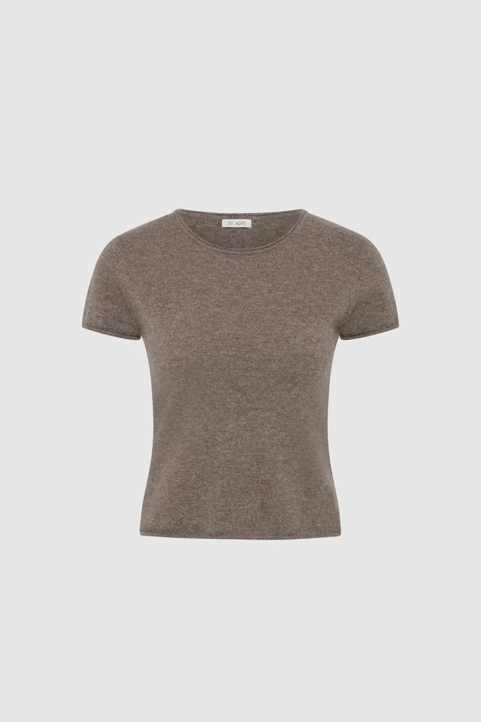 Fine Merino Wool Baby Tee - Vapor