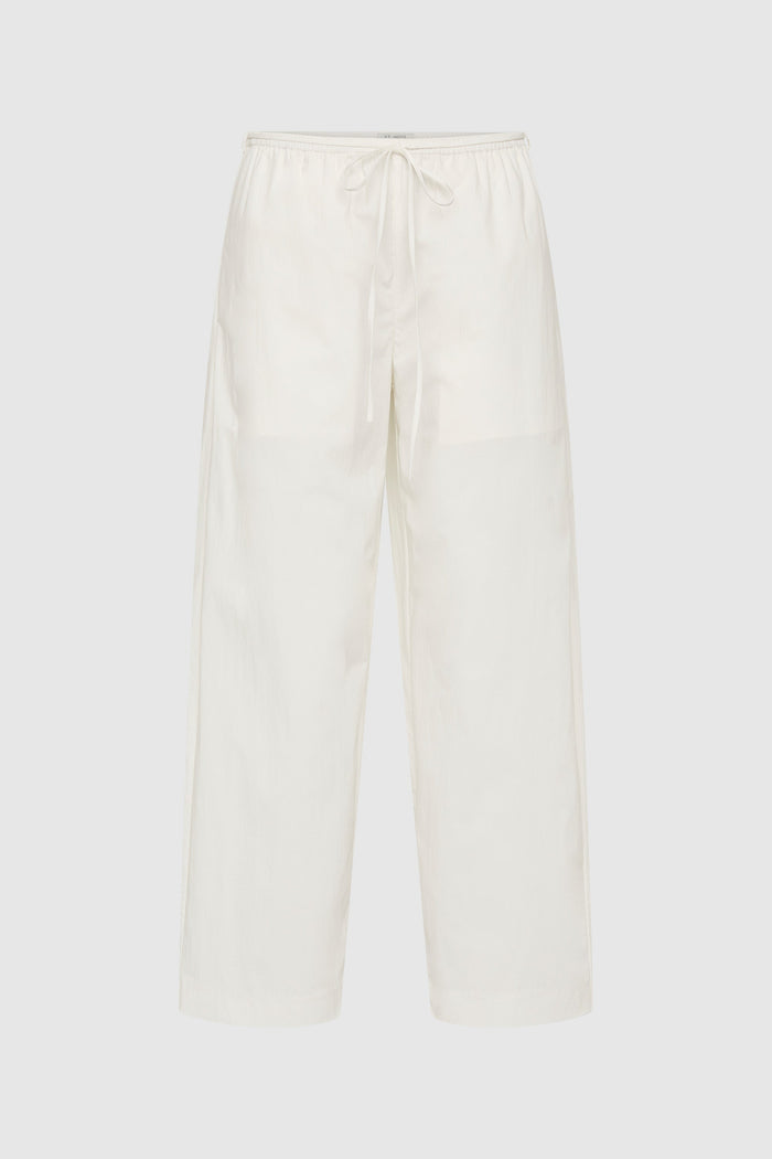 Fine Rouleau Crop Pants - Off White
