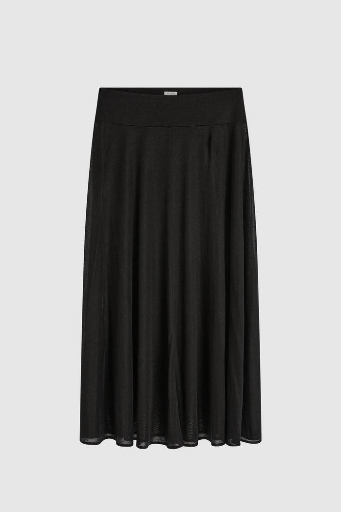 Fluid Jersey Skirt - Black