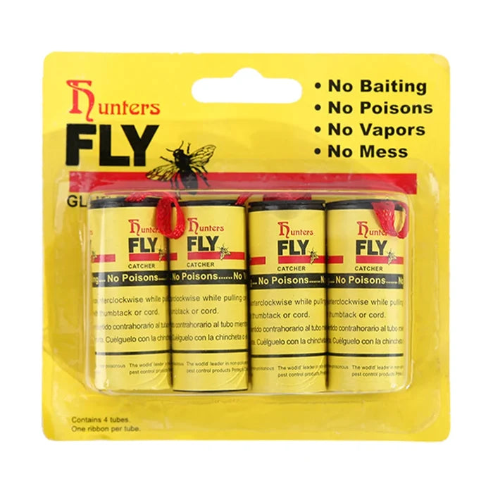 Fly Catcher Disposable Fly Killer  Trap  Control Fly Trap Paper Strip  Easy To Use for House Kitchen
