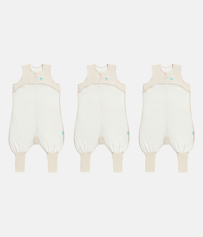 Footed Sleep Bag Bundle | 0.2 TOG | Breton Stripe 3