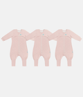 Footed Sleep Bag Bundle | 1.0 TOG | Powder Pink Twinkle 3