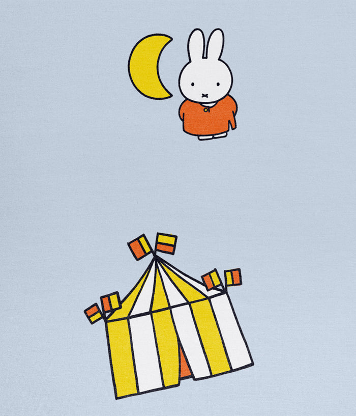 Footed Sleep Bag Long Sleeve 1.0 TOG Cotton Blue Miffy Placement
