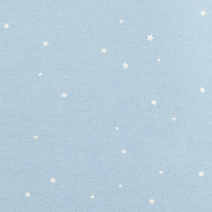 Footed Sleep Bag Long Sleeve 1.0 TOG Cotton Powder Blue Twinkle