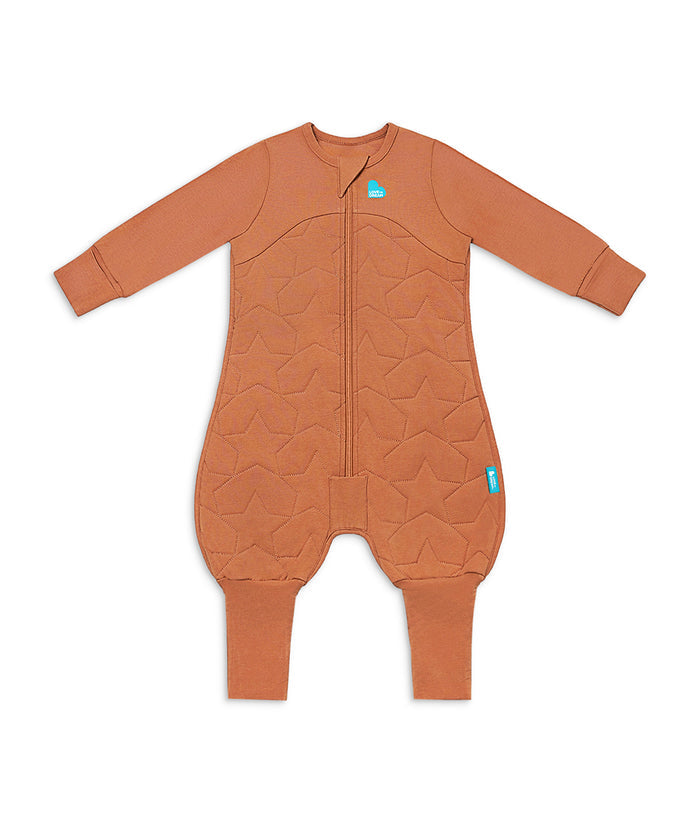 Footed Sleep Bag Long Sleeve 2.5 TOG Cotton Hazel Starturn Quilted