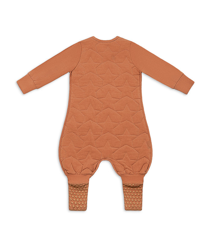 Footed Sleep Bag Long Sleeve 2.5 TOG Cotton Hazel Starturn Quilted