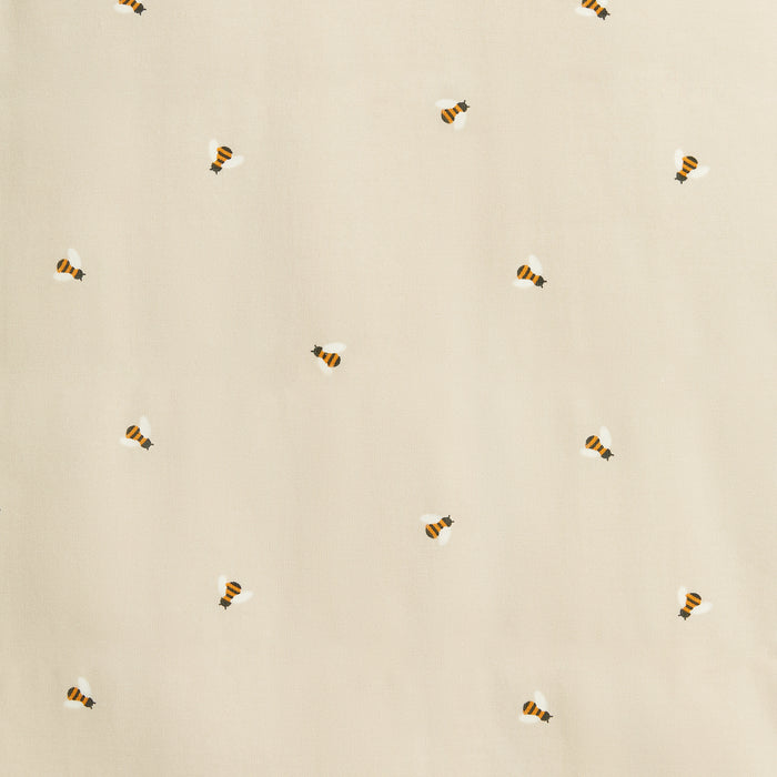 Footed Sleep Bag Long Sleeve 2.5 TOG Cotton Oatmeal Bees