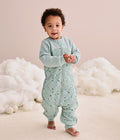 Footed Sleep Bag Long Sleeve 2.5 TOG Organic Cotton/Merino Wool Green Lamb's Best Friend