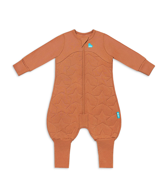Footed Sleep Bag Long Sleeve 2.5 TOG Cotton Hazel Starturn Quilted