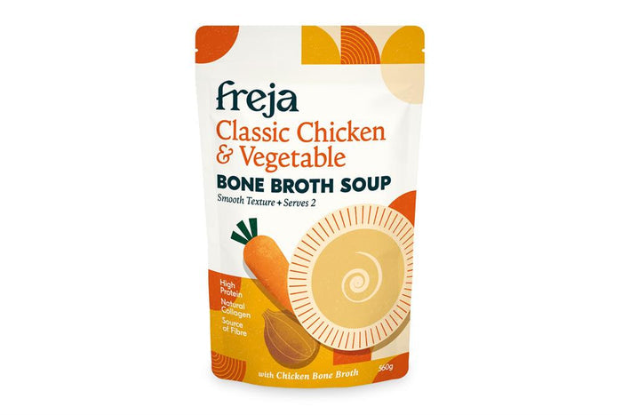 Freja Classic Chicken & Vegetable Bone Broth Soup 560g