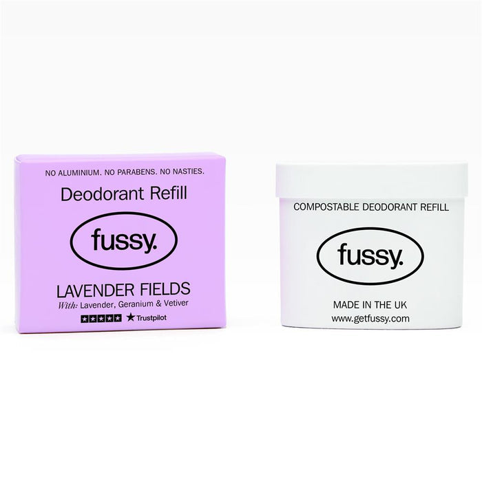 Fussy Natural Deodorant Refill Lavender Fields 40g